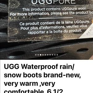 Ugg Snow and rain boots waterproof